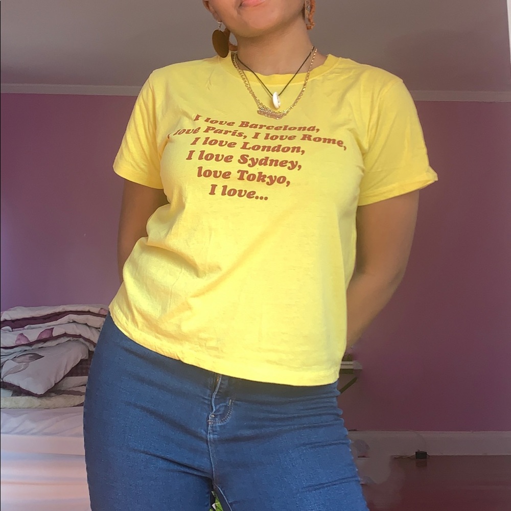 I LOVE SHIRT 🗼 🌎 💛